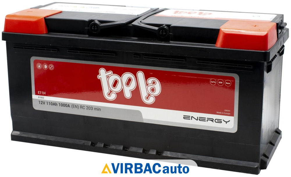 Аккумулятор обратной полярности 110. Акб topla energy 6ст-110 (о.п.) 1000а 394*175*190 (61002). акб топла 105 ач. delkor 95ач и 900а agm. акб черного цвет с красной наклекай 105ач.